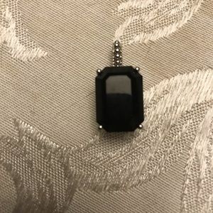 Black obsidian pendant